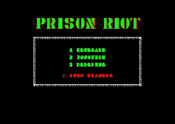 Prison Riot (UK) (1990) (Trainer) screen shot title